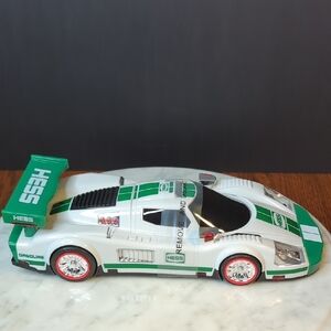 2009 Hess White and Green Race Car with Lights and Sounds
